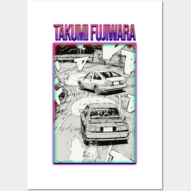 Takumi Fujiwara Wall Art by gtr